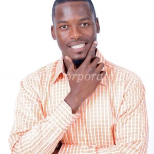 Orange Checkered Henry Shirt